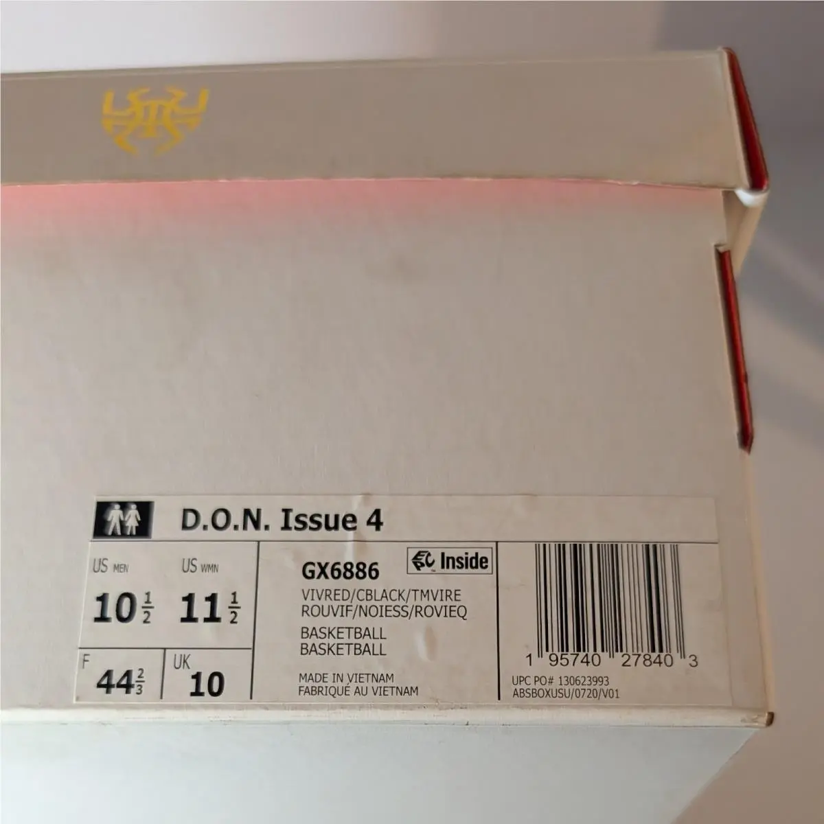 Adidas shoes - adidas D.O.N. Issue #4 - Issue - GX6886 - Red (UPC: 195740278403) 16