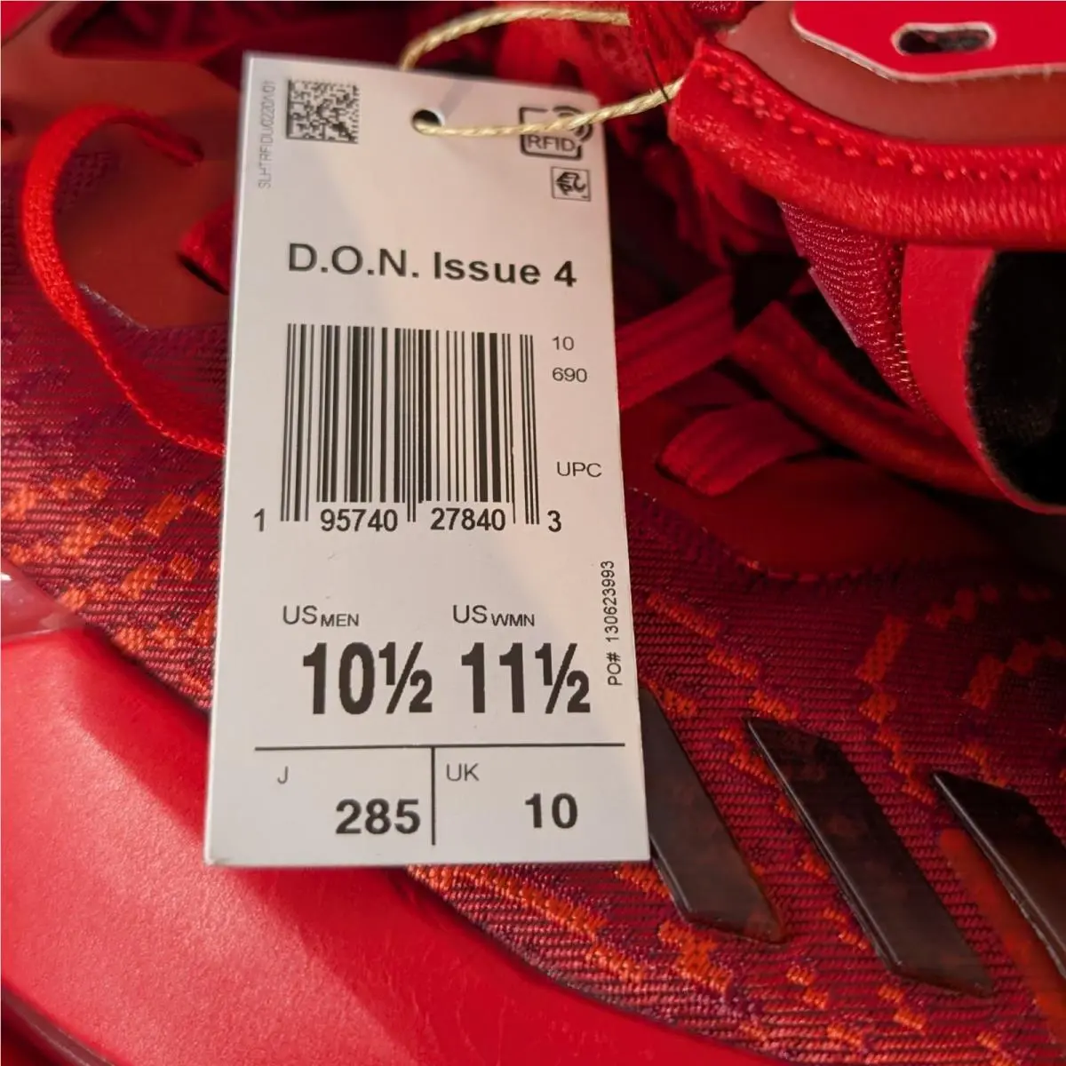 Adidas shoes - adidas D.O.N. Issue #4 - Issue - GX6886 - Red (UPC: 195740278403) 4