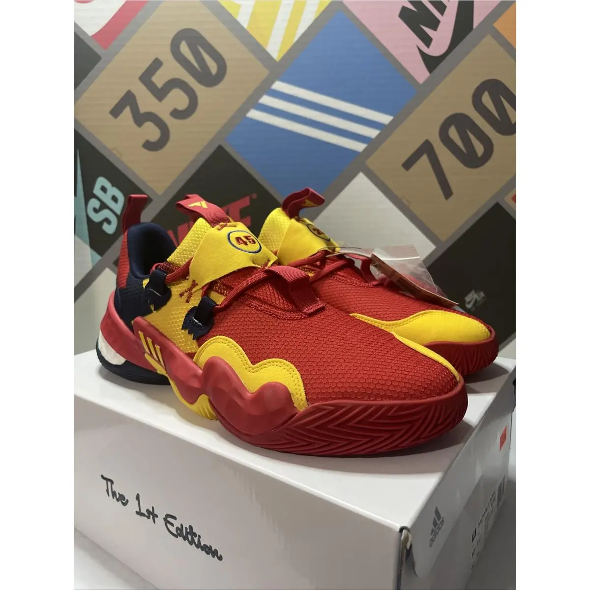 Adidas shoes - adidas Trae Young 1 - Trae Young - GX6815 - Red (UPC: 0195743633759) 0