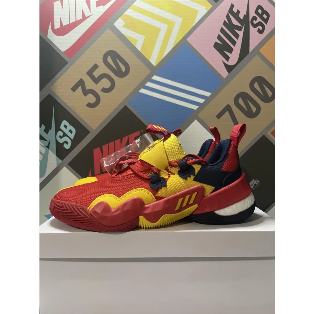 Adidas shoes - adidas Trae Young 1 - Trae Young - GX6815 - Red (UPC: 0195743633759) 3
