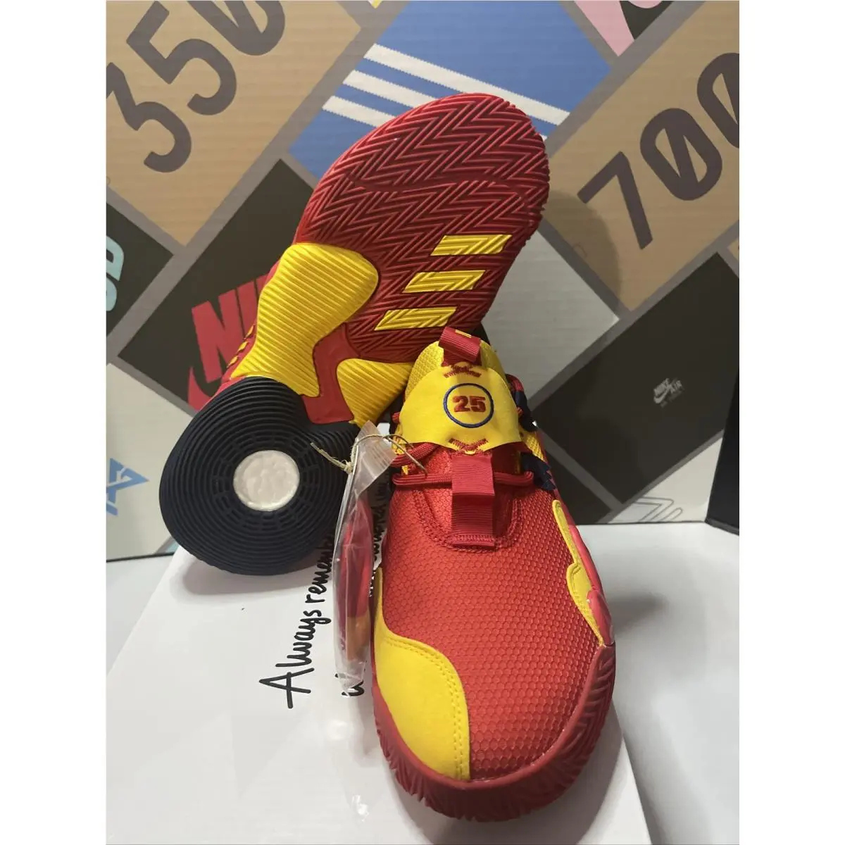 Adidas shoes - adidas Trae Young 1 - Trae Young - GX6815 - Red (UPC: 0195743633759) 5