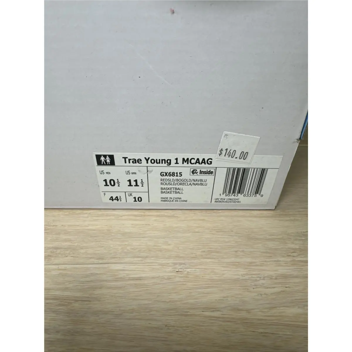 Adidas shoes - adidas Trae Young 1 - Trae Young - GX6815 - Red (UPC: 0195743633759) 0