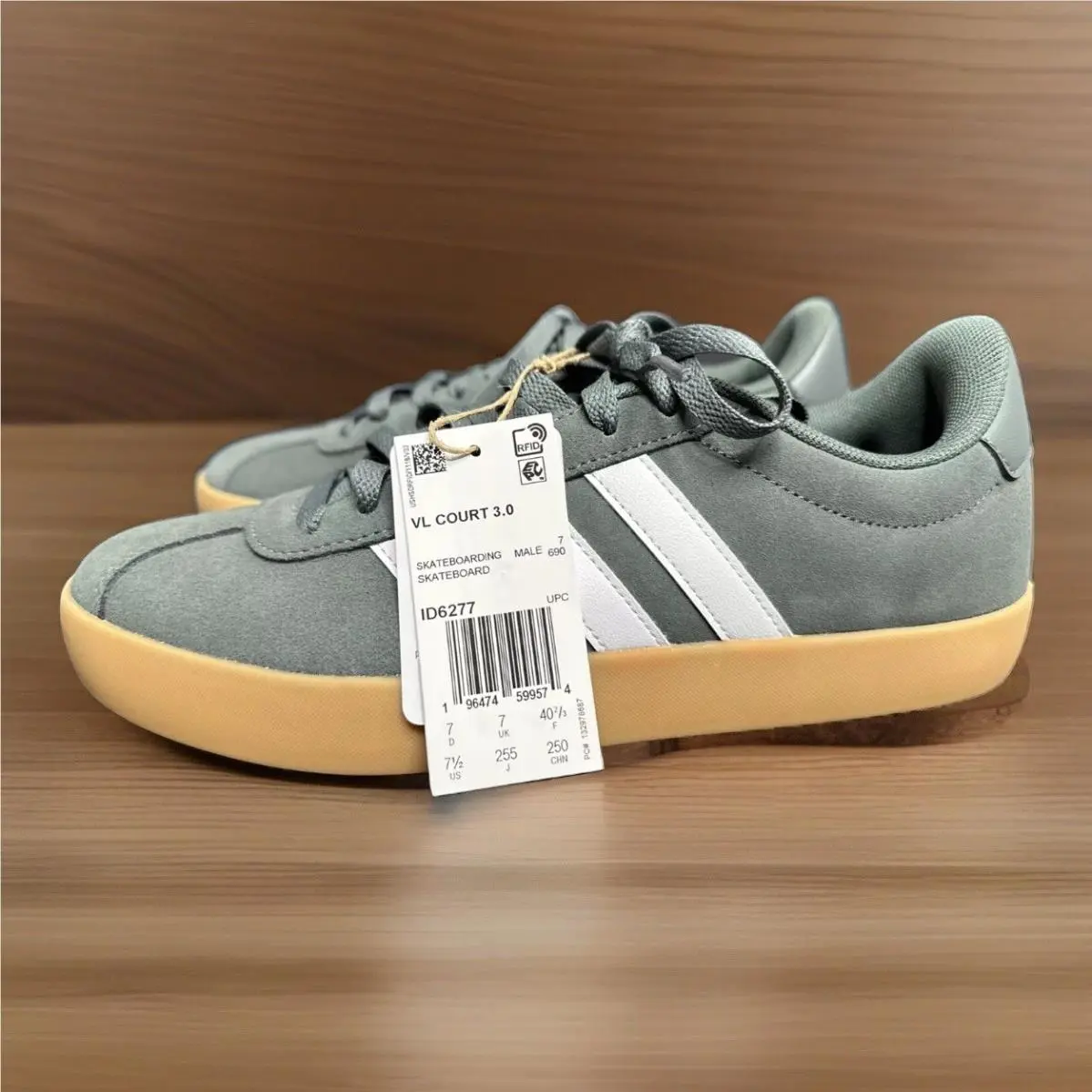 Adidas shoes - adidas VL Court 3.0 - Court - ID6277 - Green (UPC: 0196474599574) 4