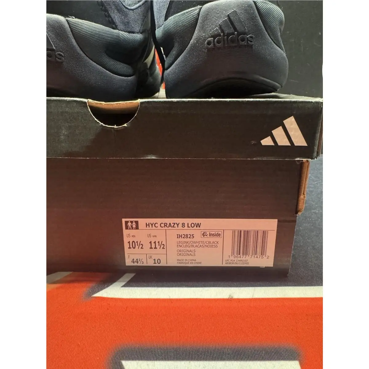 Adidas shoes - adidas Hyc Crazy 8 Low Basketball - IH2825 - Blue (UPC: 0196477717753) 4