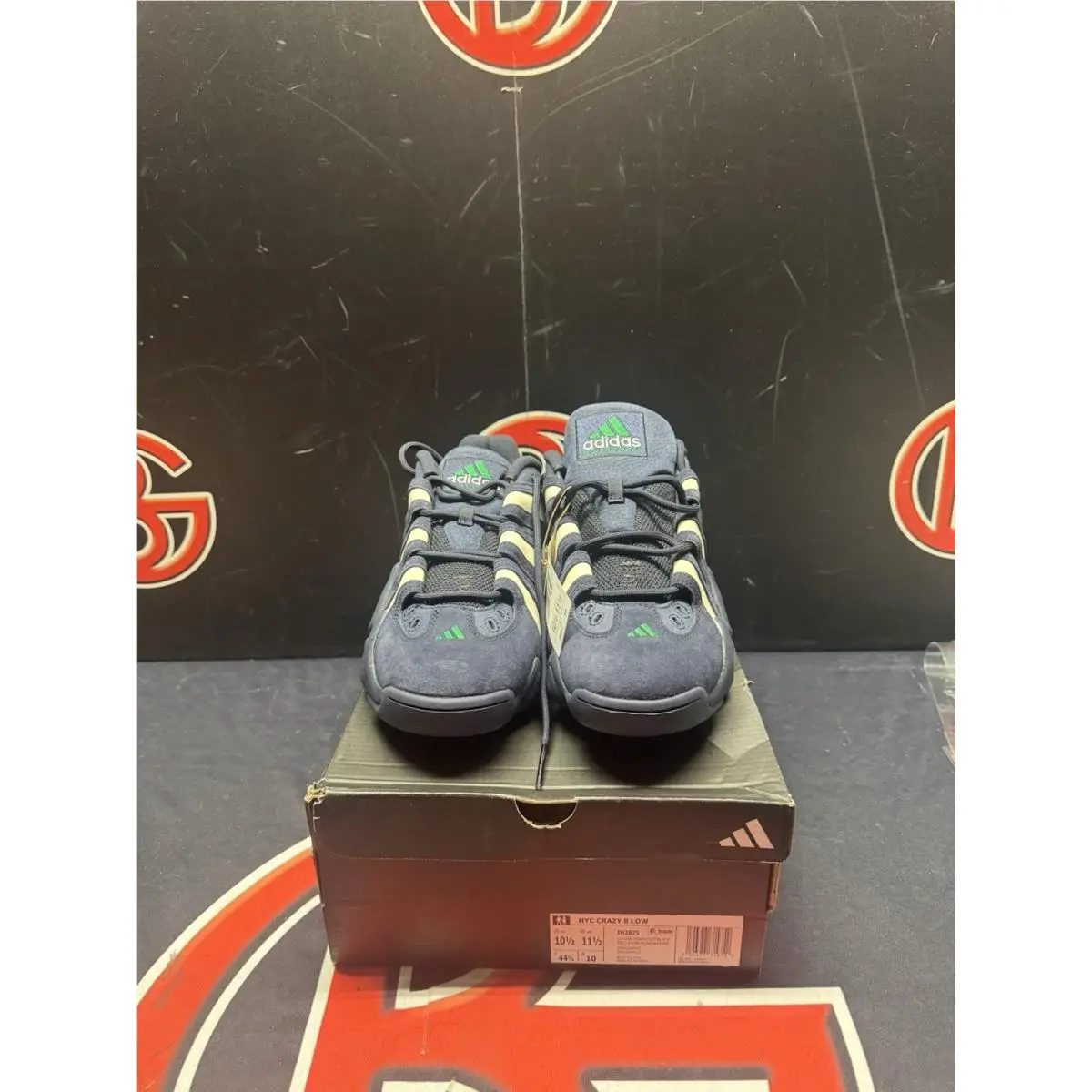 Adidas shoes - adidas Hyc Crazy 8 Low Basketball - IH2825 - Blue (UPC: 0196477717753) 5