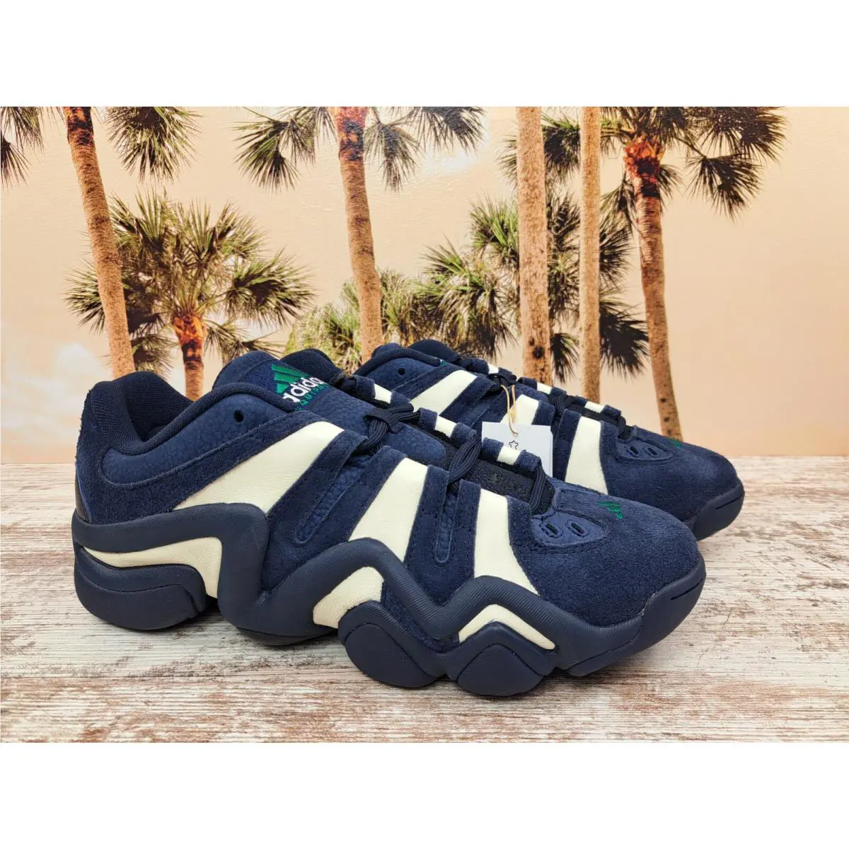 Adidas shoes - adidas Hyc Crazy 8 Low Basketball - IH2825 - Blue (UPC: 0196477717753) 0