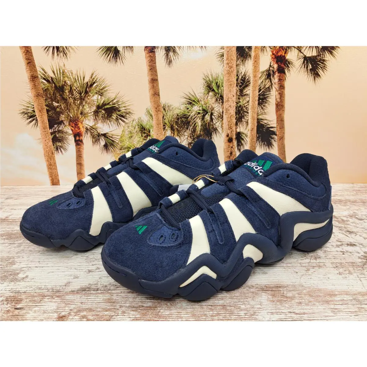 Adidas shoes - adidas Hyc Crazy 8 Low Basketball - IH2825 - Blue (UPC: 0196477717753) 2