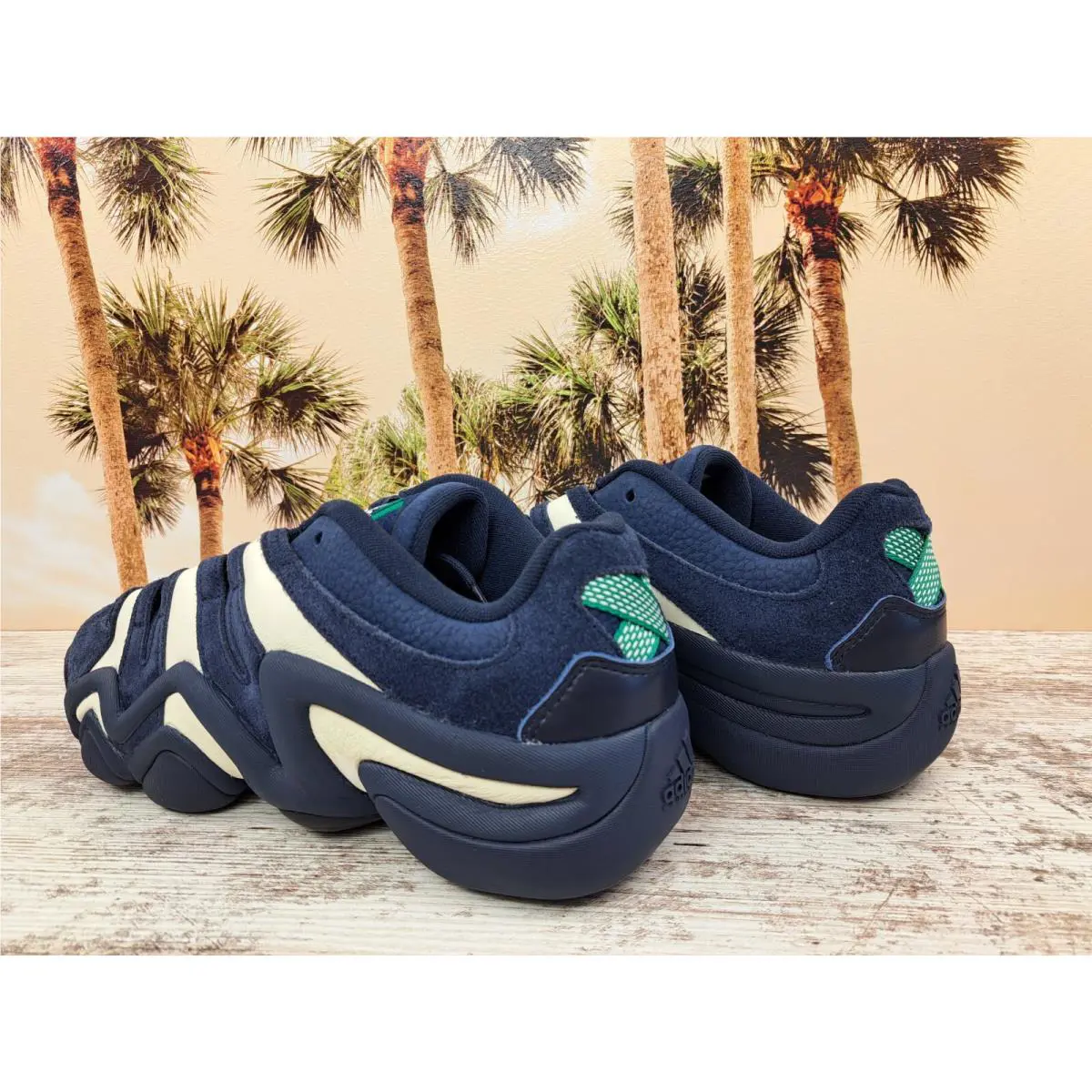 Adidas shoes - adidas Hyc Crazy 8 Low Basketball - IH2825 - Blue (UPC: 0196477717753) 4