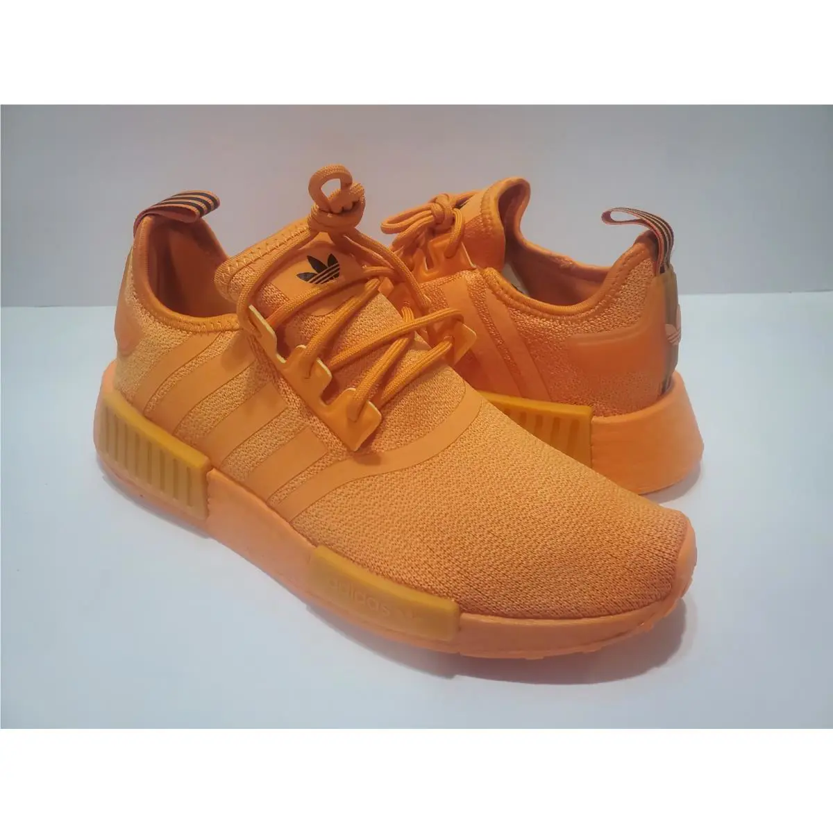 Wmns Adidas NMD_R1 Boost Comfy Running Shoe / Bright Orange / GV9439 / Size 6.5