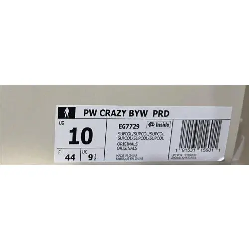 Adidas shoes - adidas Crazy BYW - Crazy BYW - EG7729 - Green (UPC: 0191531155960) 7