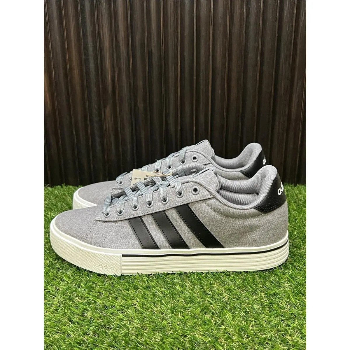 Size 8.5 -  Daily 4.0 Casual Athletic Shoes IF4493 Gray Black White Men`s by Adidas