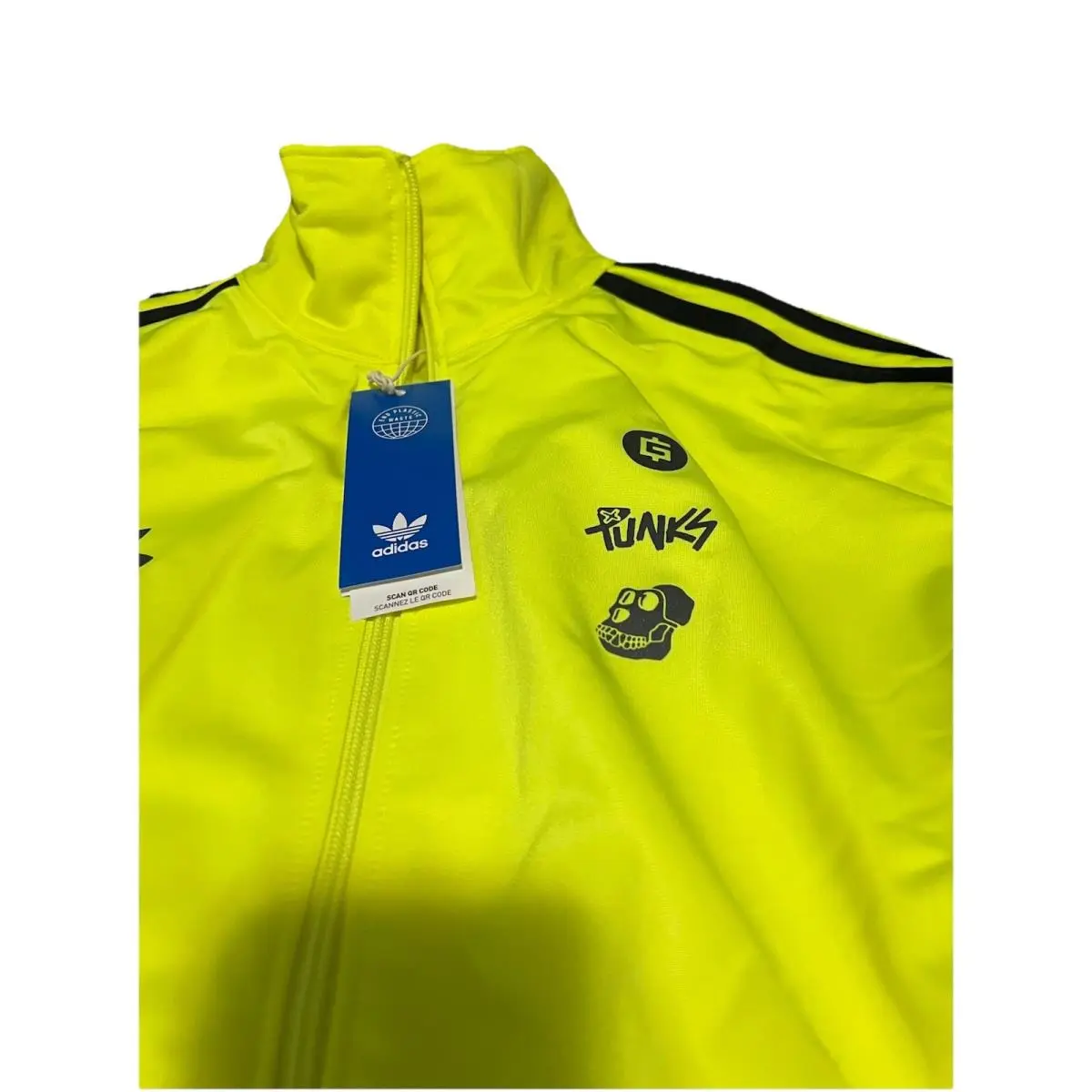 Adidas clothing - adidas Firebird - Firebird - HZ4528 - Neon Yellow (UPC: 195748717515) 0