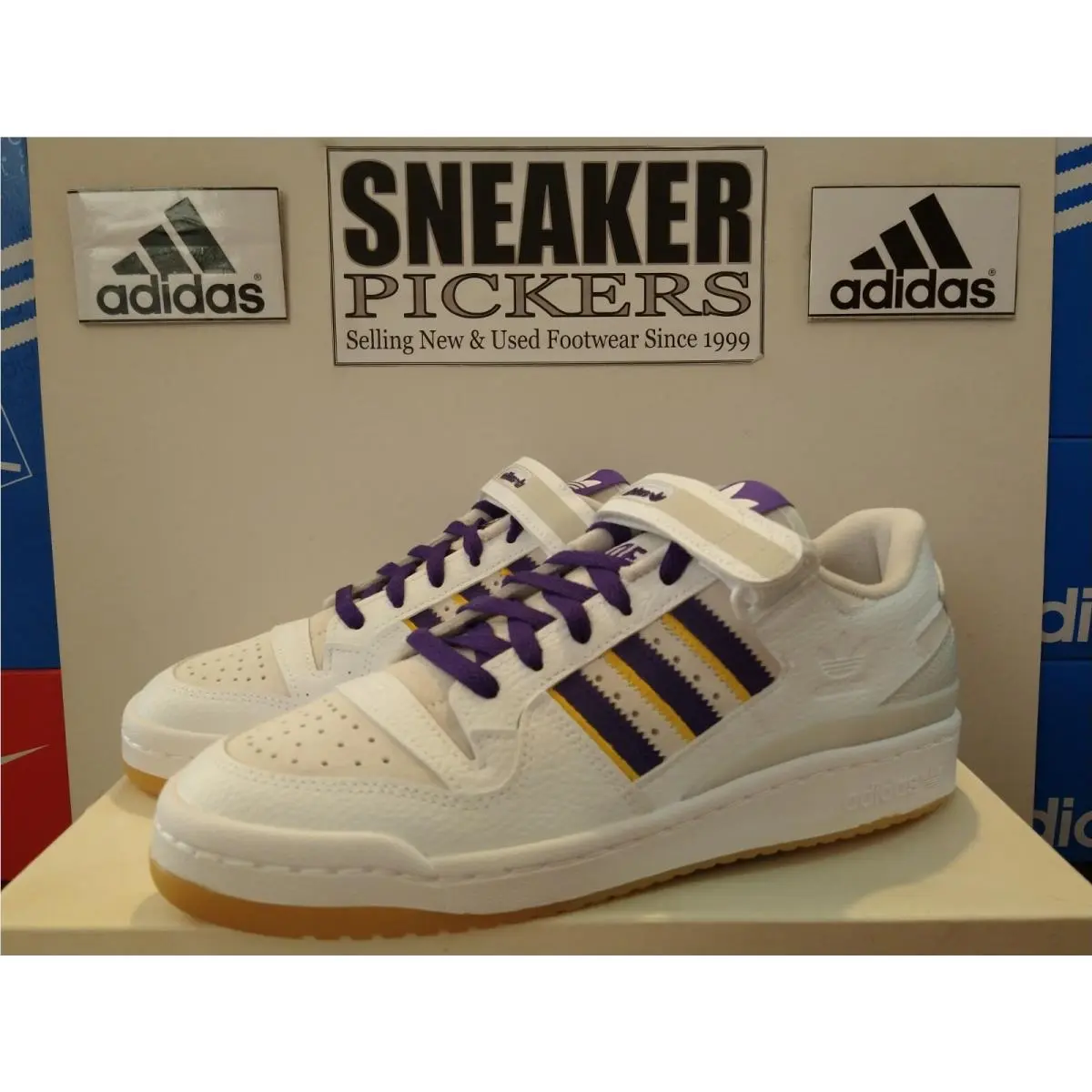 Size 10.5 Adidas Forum Low 84 Fabulous Forum Shoe Palace GZ8371 Purple Gold Lal
