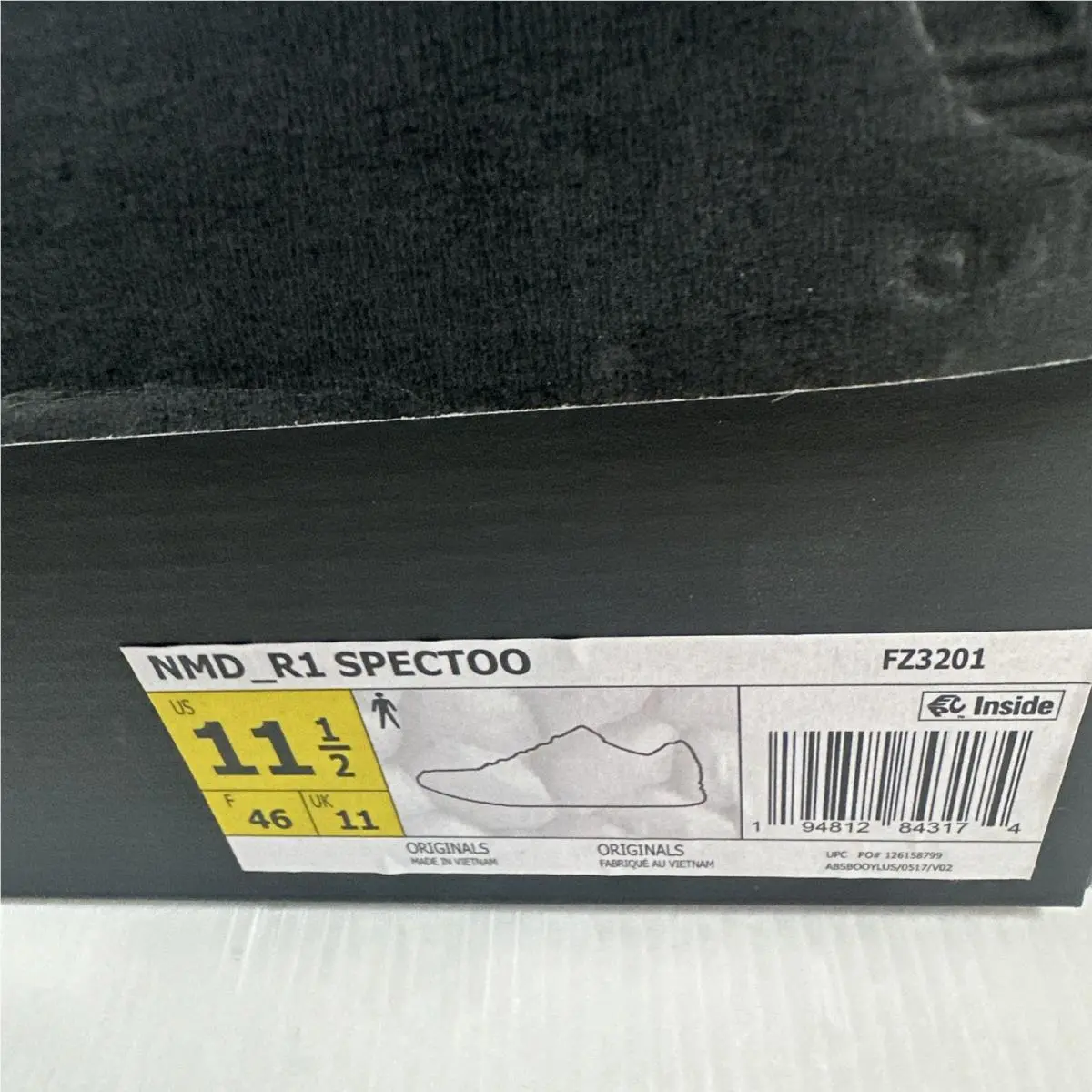 Adidas shoes - adidas NMD R1 - NMD - FZ3201 - Black, Manufacturer: Light Brown, Bliss, Off White 8