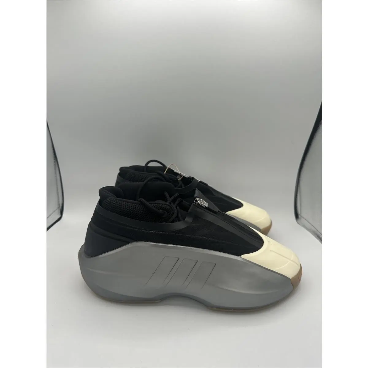 Adidas shoes - adidas Crazy IIInfinity - Crazy IIInfinity - IE7687 - Silver Metallic / Core Black / Cream White 1