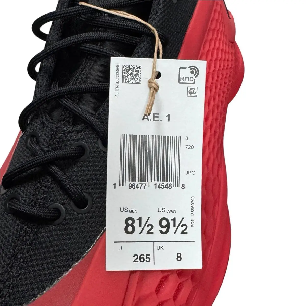 Adidas shoes - adidas AE 1 - IG6669 - Core Black/Red/Cloud White (UPC: 196477145488) 2