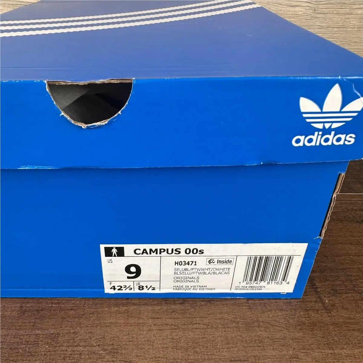 Adidas shoes - adidas Campus 00s - Campus - H03471 - Semi Lucid Blue/Cloud White/Off White 5