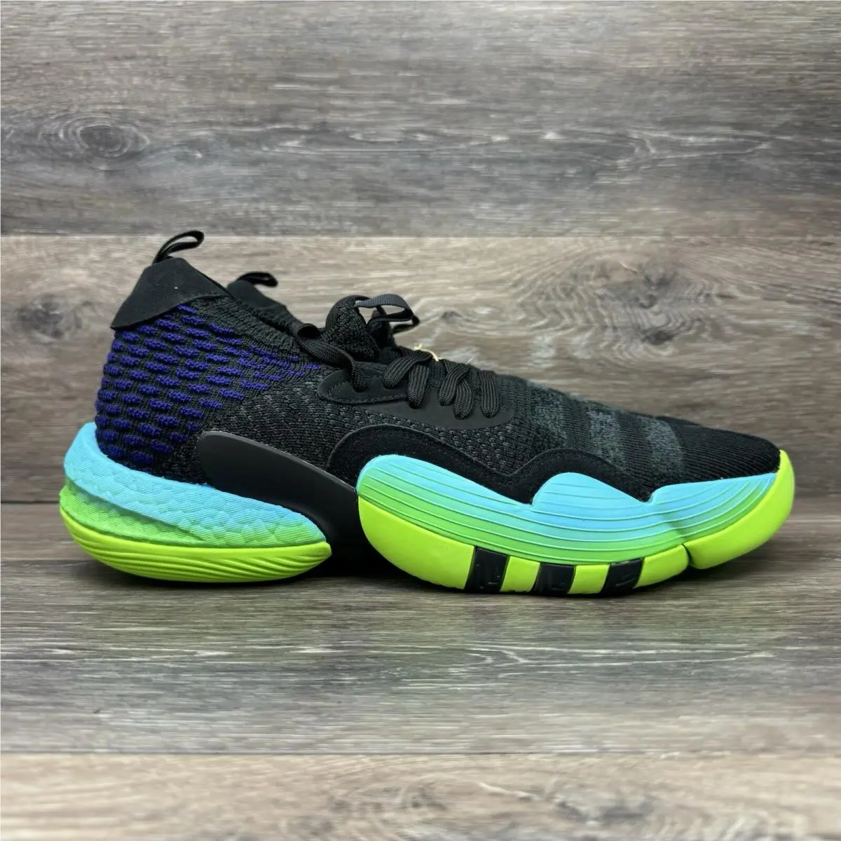 Adidas Trae Young 2 Trae-tlien Basketball Shoes Mens Size 11.5 Black Solar Green