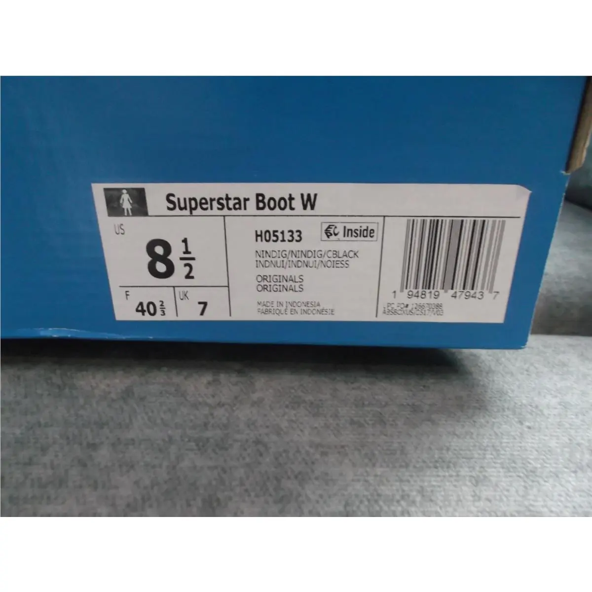 Adidas shoes - adidas Superstar - Superstar - H05133 - Blue (UPC: 1948194794437) 0