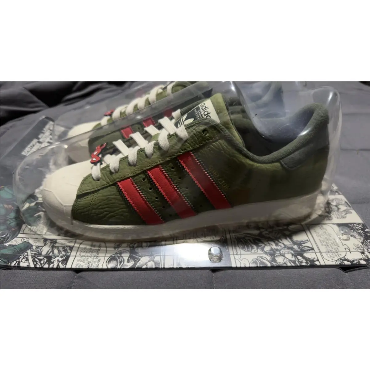 Adidas Superstar “shelltoe” Tmnt Ninja Turtle Colorway Size 10 IF9280