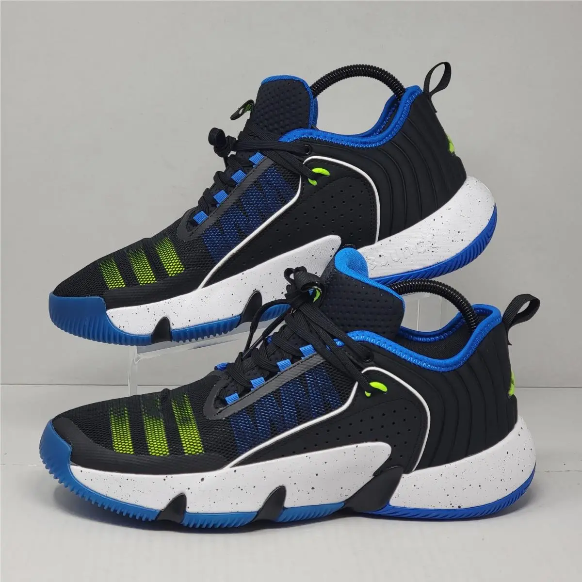 Adidas shoes - adidas trae unlimited - trae unlimited - IE0078 - Black, Blue, Lime Green (UPC: 196472203848) 1