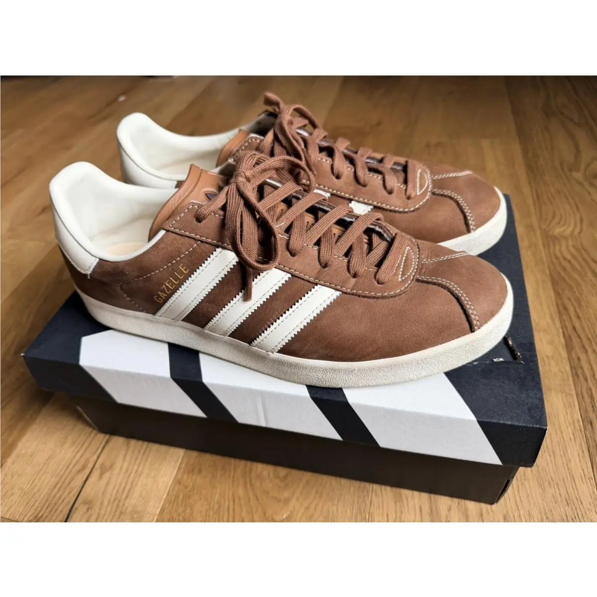 Adidas Gazelle 85 Suede Shoes Brown IG5005 Men`s Size 12