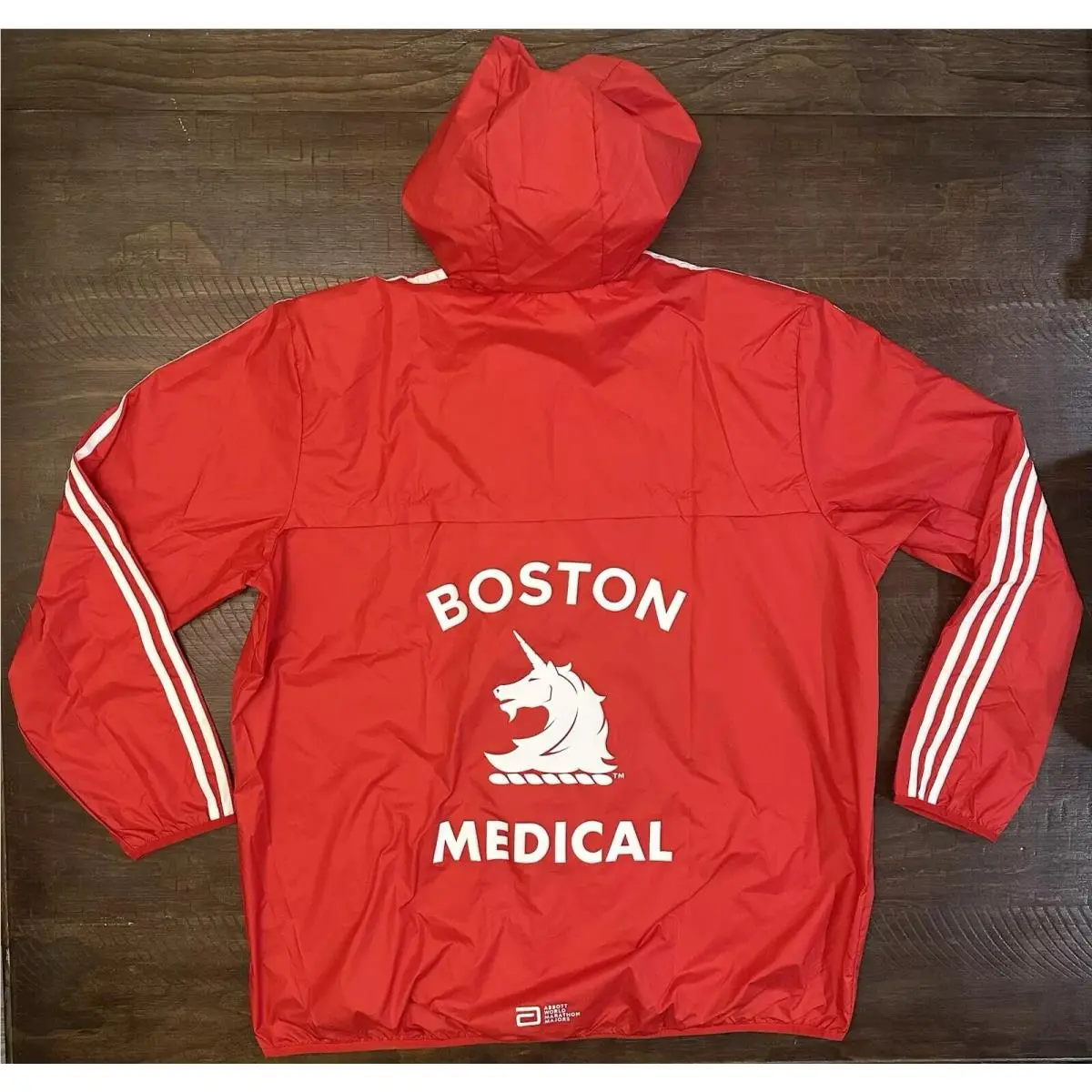 Vintage Y2K Adidas Boston Marathon 2023 Windbreaker Jacket Mens Size 3XL