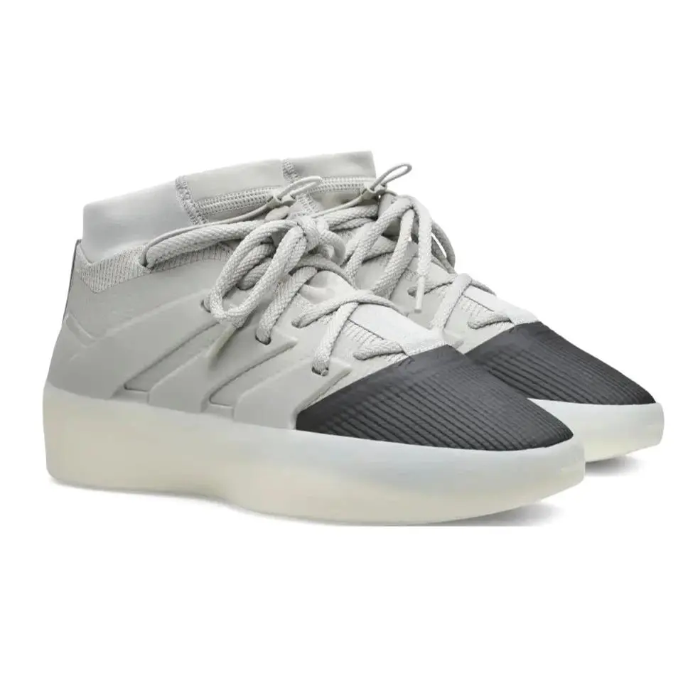 Womens Adidas Fear OF God Athletics Basketball Shoes Carbon Gray Black - Sz 7