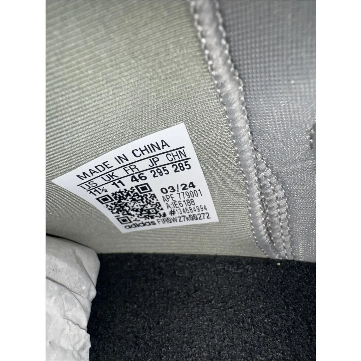 Adidas shoes - Fear of God Athletics x adidas I BASKETBALL - IE6188 - Gray, Manufacturer: Sesame/Carbon/Sesame 9