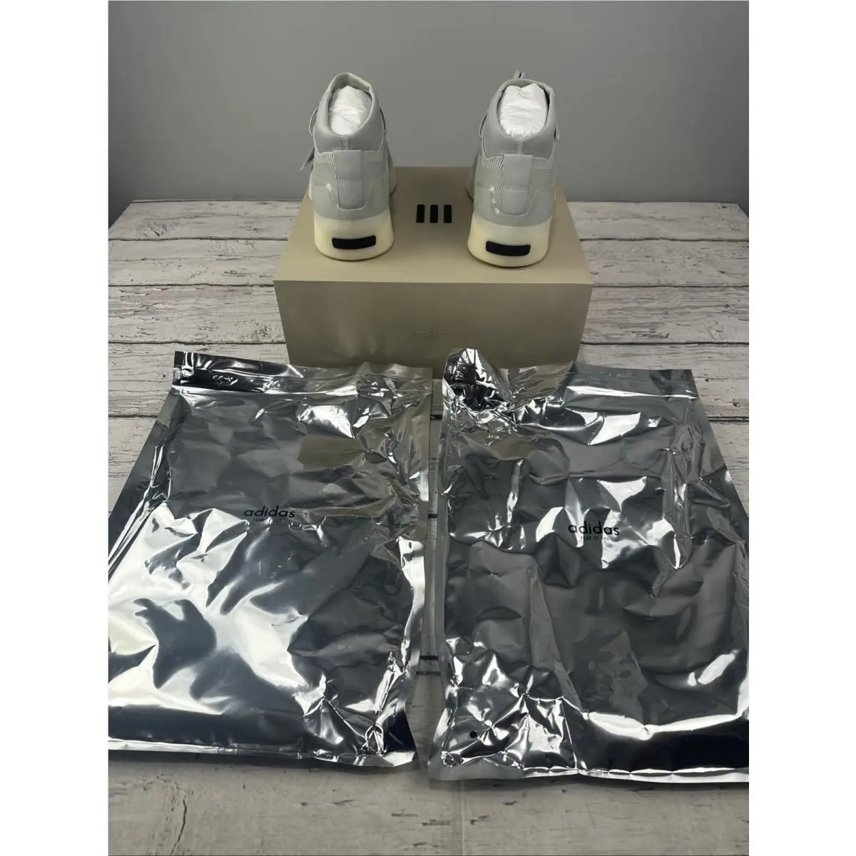Adidas shoes - Fear of God Athletics x adidas I BASKETBALL - IE6188 - Gray, Manufacturer: Sesame/Carbon/Sesame 10