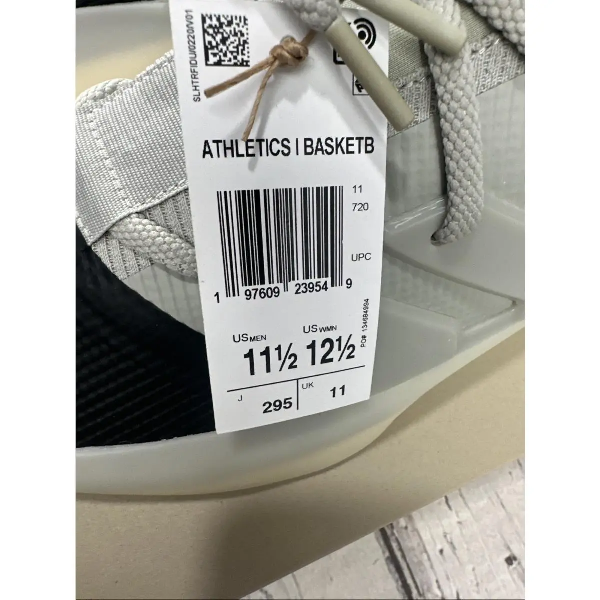Adidas shoes - Fear of God Athletics x adidas I BASKETBALL - IE6188 - Gray, Manufacturer: Sesame/Carbon/Sesame 6