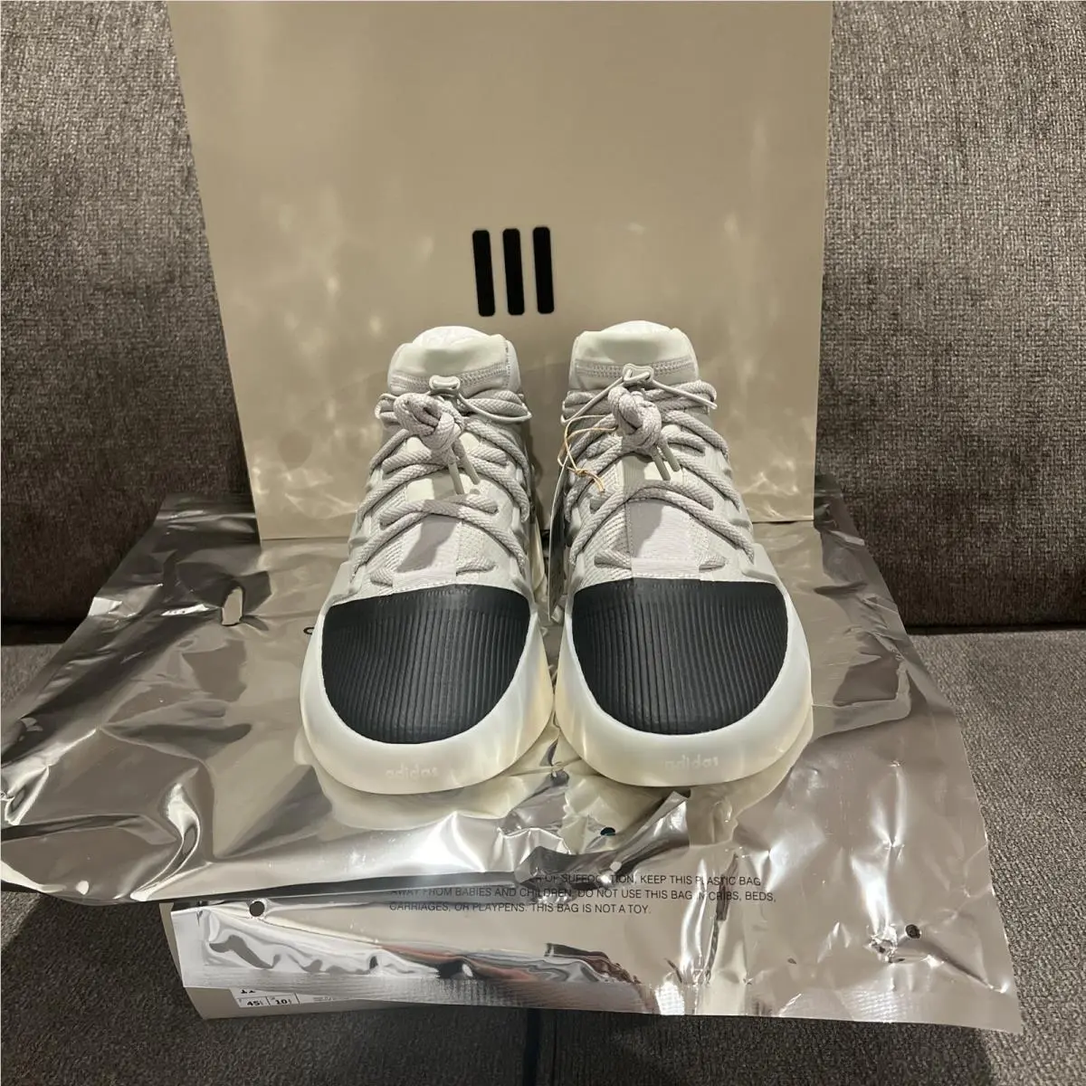 Fear of God Athletics x Adidas Originals I Basketball Sesame Carbon Men Us 11