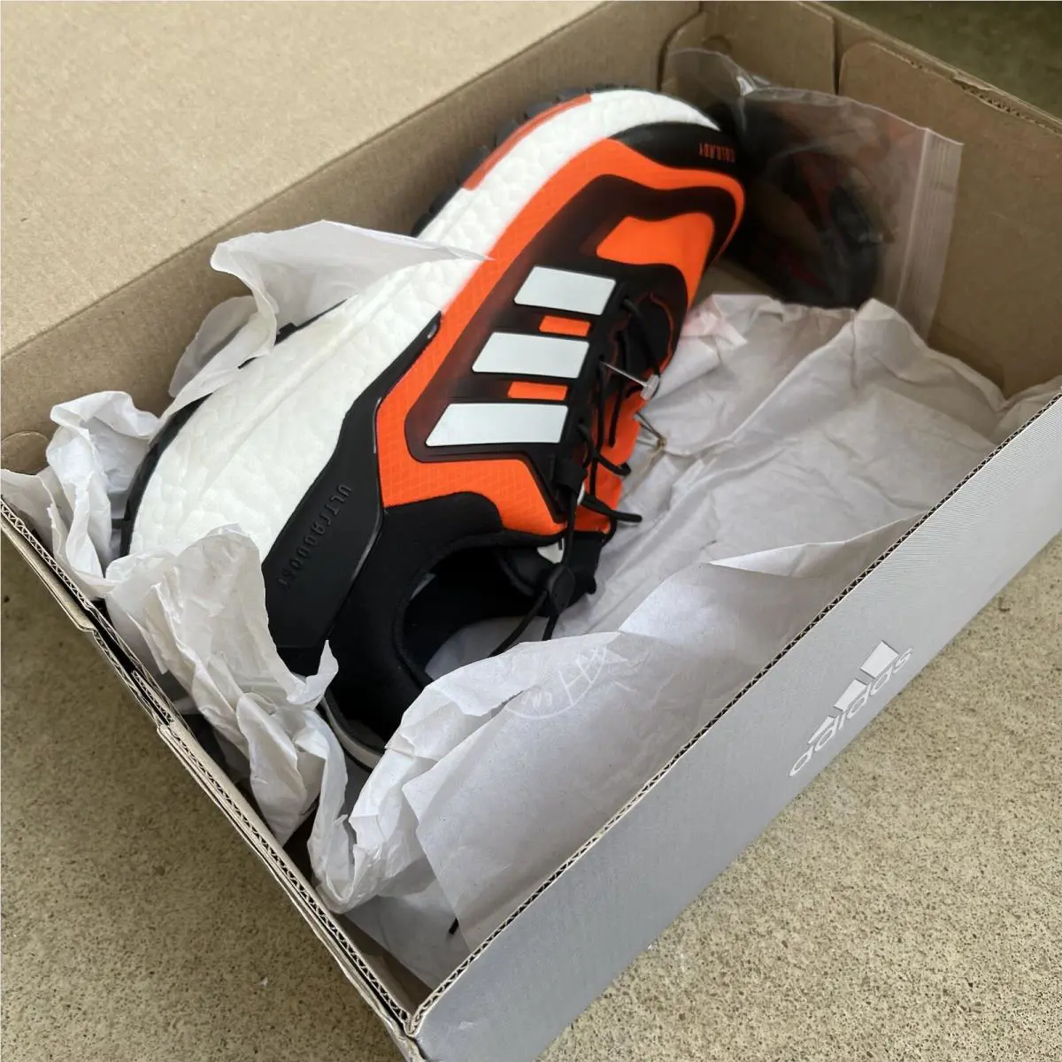 Adidas shoes - adidas UltraBoost 22 - UltraBoost - GX6689 - Black/Orange/White 7