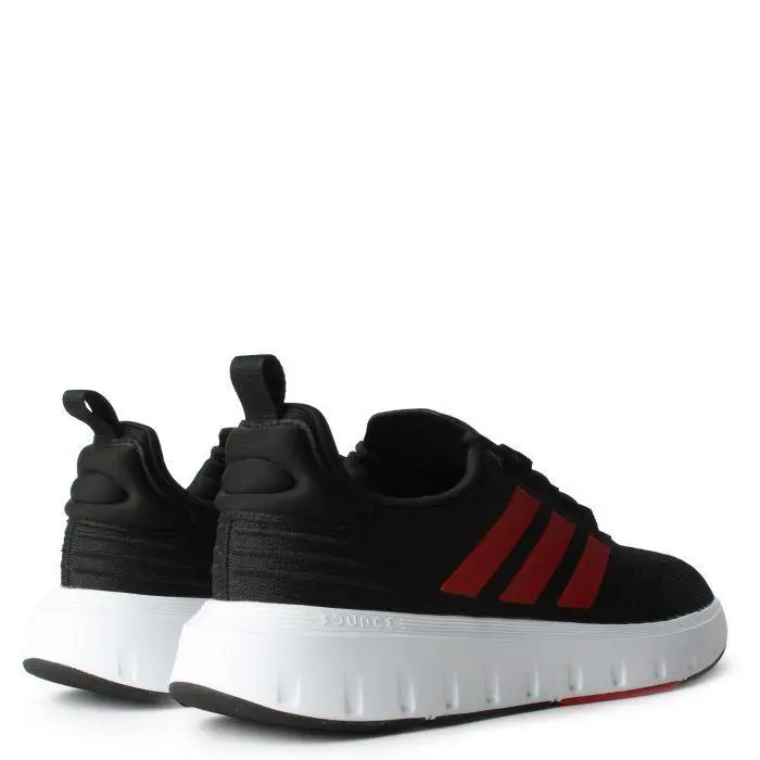 Adidas shoes Swift Run - BLACK/ RED/ WHITE 10