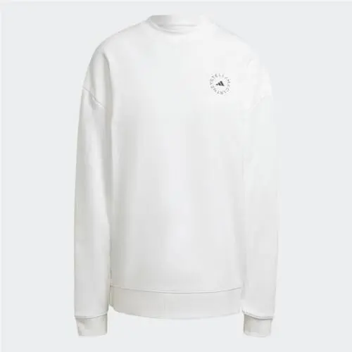 Adidas Women Stella Mccartney Sweatshirt H59978 White Size Medium