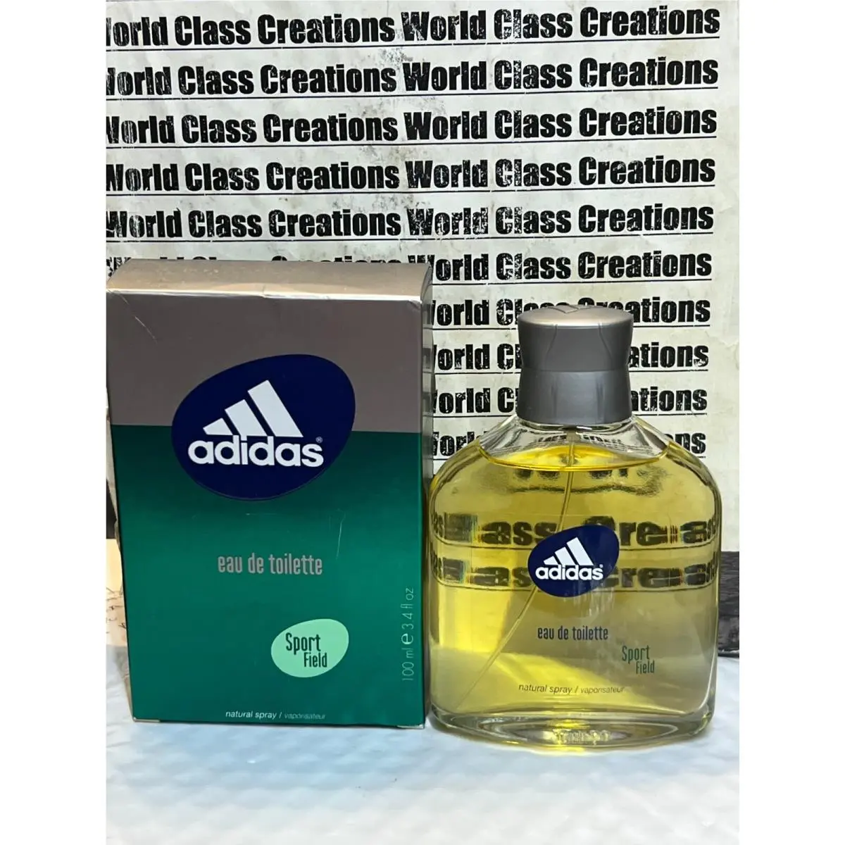 Adidas Sport Field Eau DE Toilette Spray For Men - 3.4 OZ/100 ML -vintage