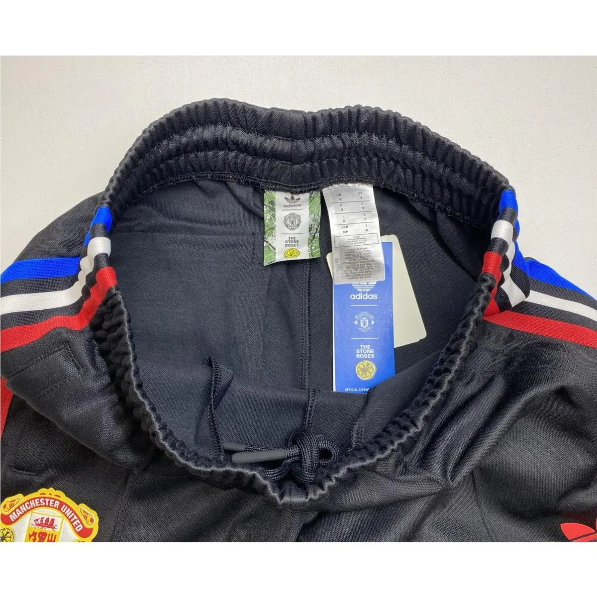 Adidas clothing - Manchester United Stone Roses X Adidas Originals Track Pants - IN6968 - Black 1