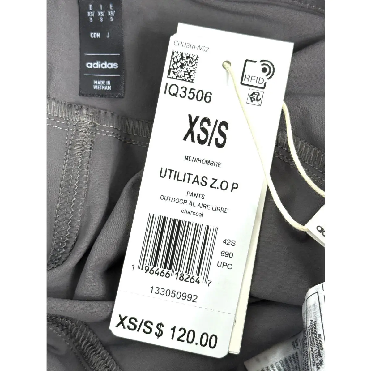 Adidas clothing - Adidas Terrex Utilitas - Terrex Utilitas - IQ3506 - Gray 16