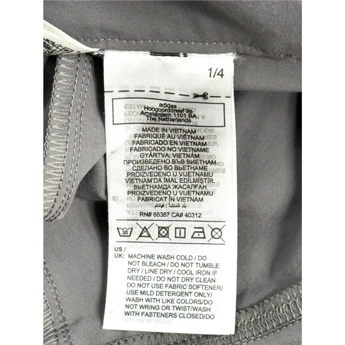 Adidas clothing - Adidas Terrex Utilitas - Terrex Utilitas - IQ3506 - Gray 17