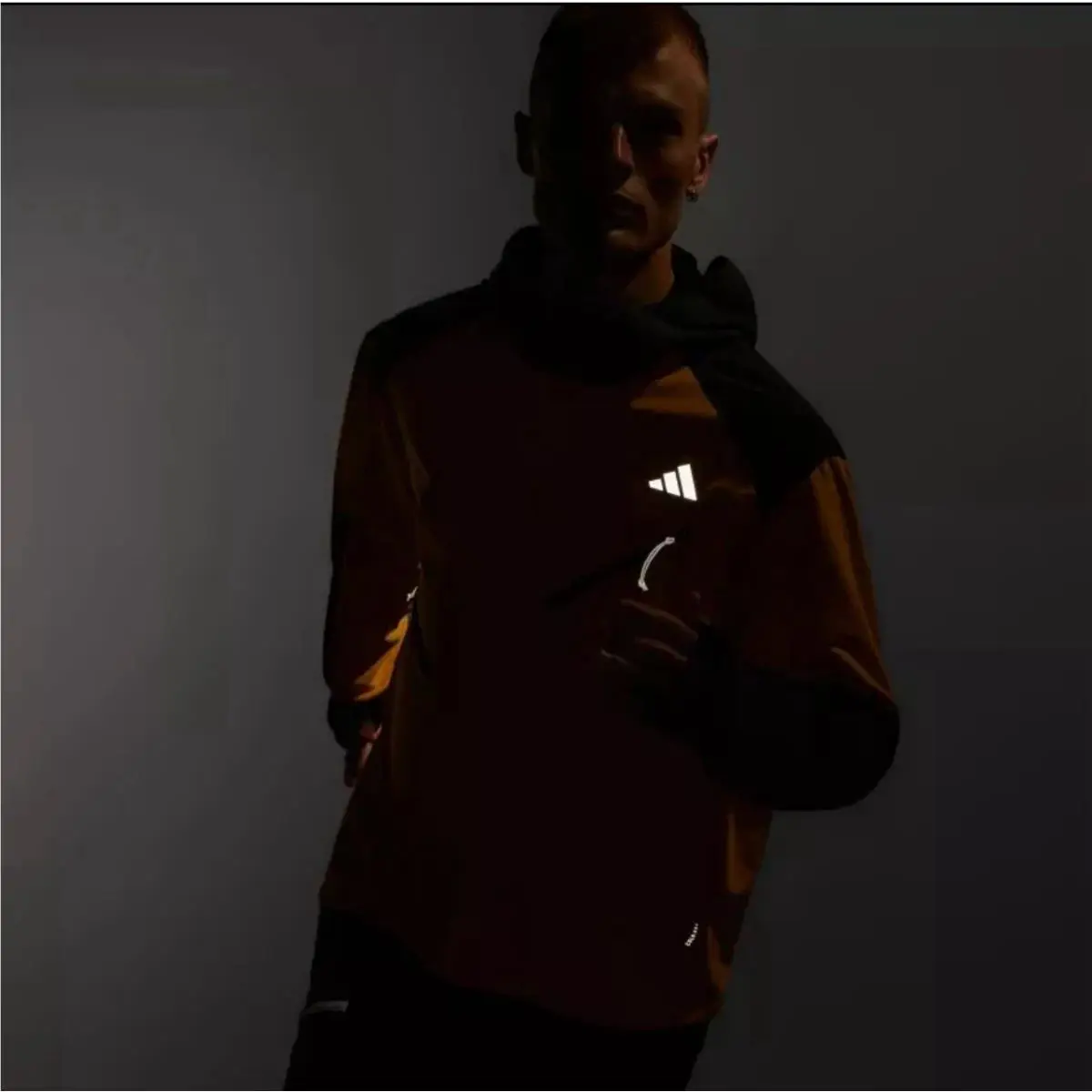 Adidas clothing - adidas ULTIMATE RUNNING CONQUER THE ELEMENTS COLD.RDY JACKET - IL1968 - Yellow 4