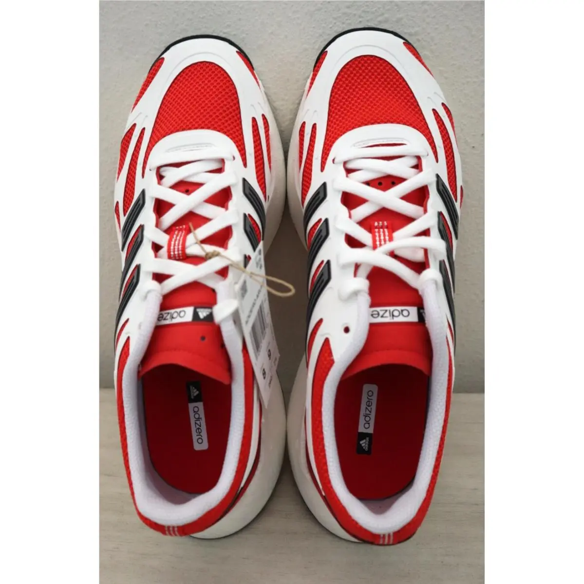 Adidas shoes - adidas Adizero - Adizero - JH8074 - White / Red (UPC: 197615709593) 0