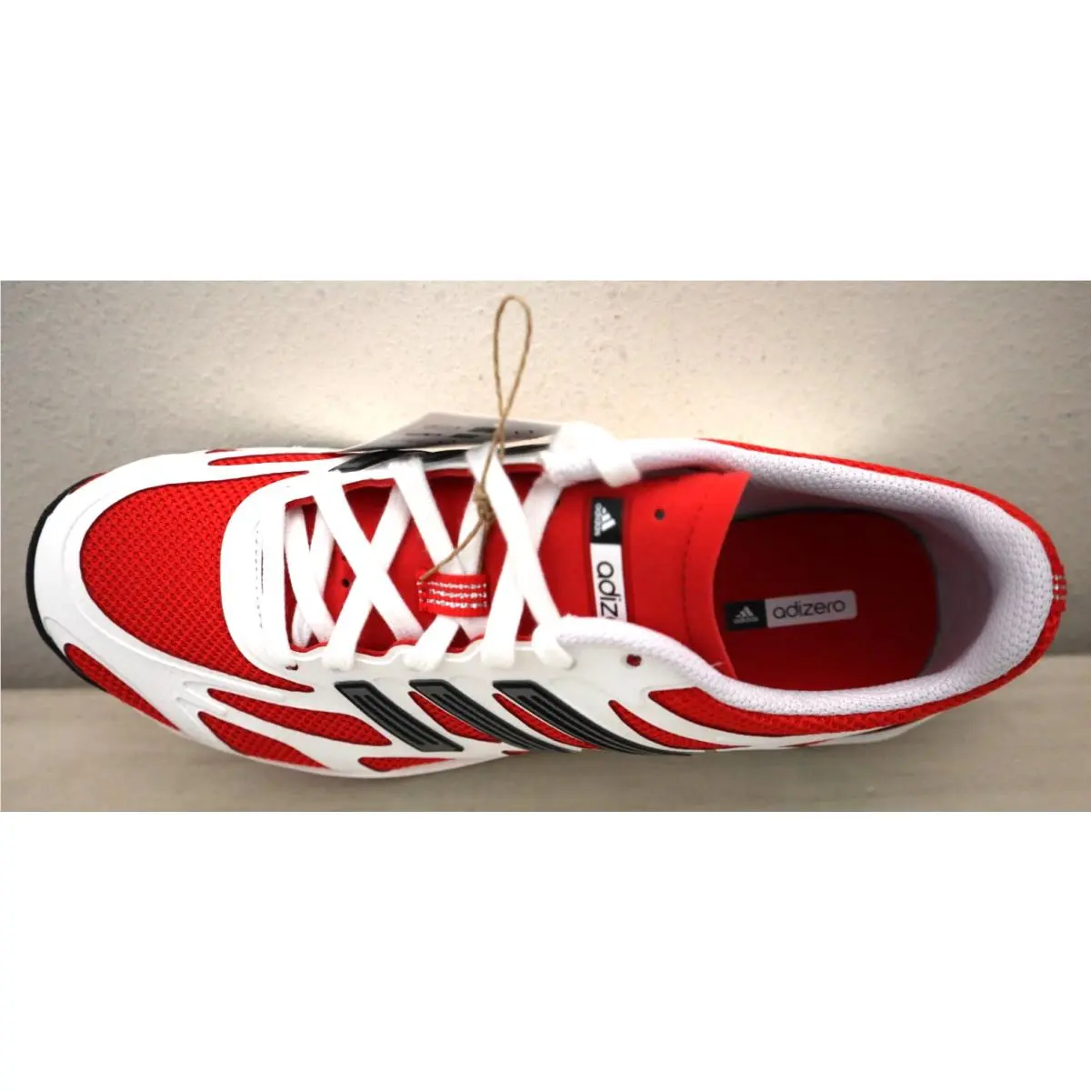 Adidas shoes - adidas Adizero - Adizero - JH8074 - White / Red (UPC: 197615709593) 4