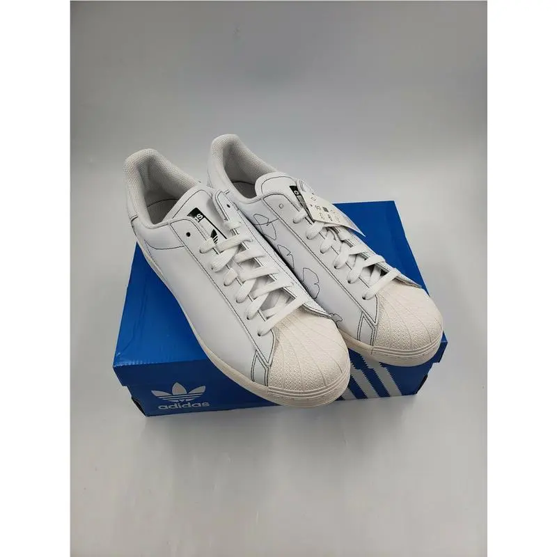 Superstar Pure FW 2835 Chalk White Tokyo Designs Shoes Men SZ 12 EU 46 by Adidas