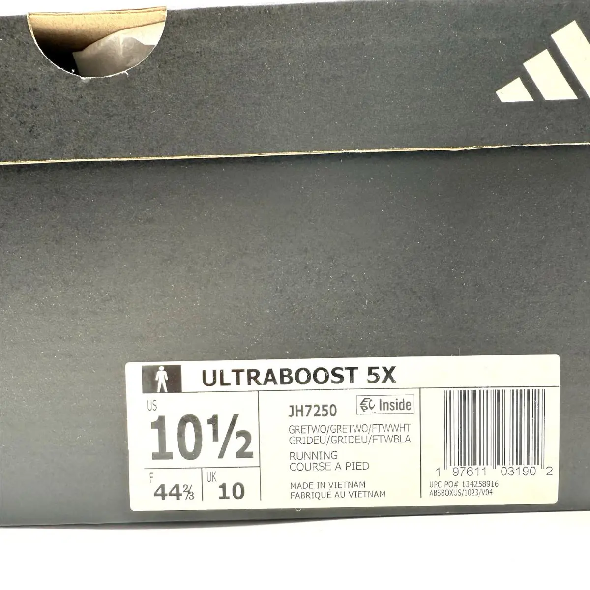 Adidas shoes - adidas UltraBoost 5X - UltraBoost - JH7250 - Gray (UPC: 197611031902) 9