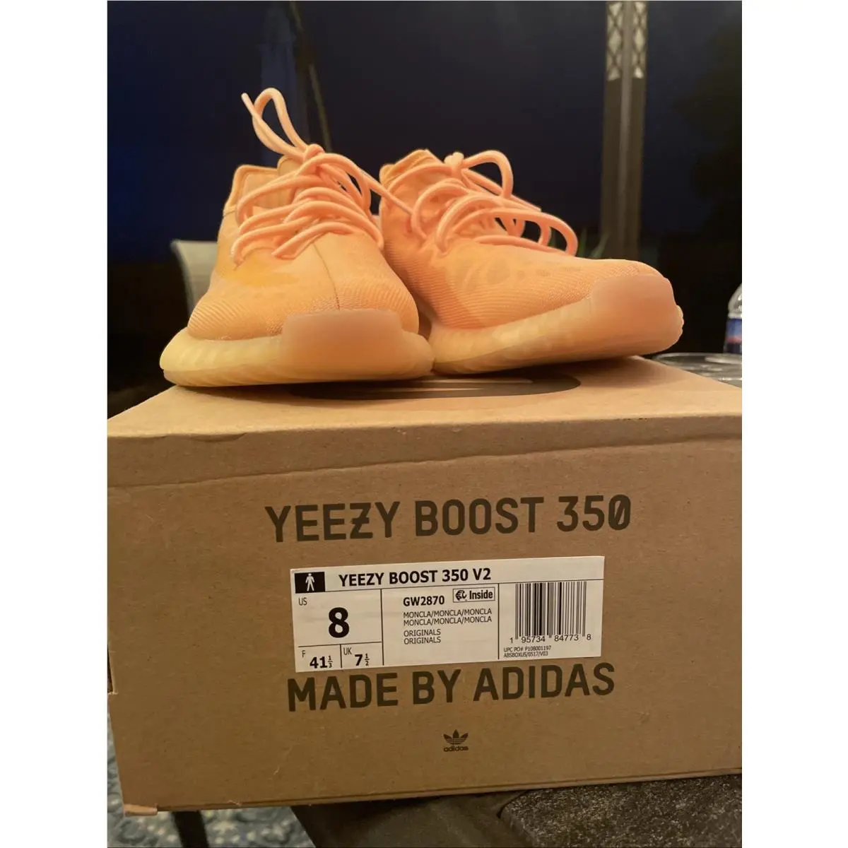 Adidas shoes - adidas Yeezy Boost 350 - Yeezy Boost - GW2870 - Orange 2