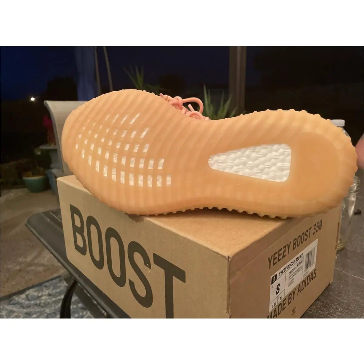 Adidas shoes - adidas Yeezy Boost 350 - Yeezy Boost - GW2870 - Orange 3
