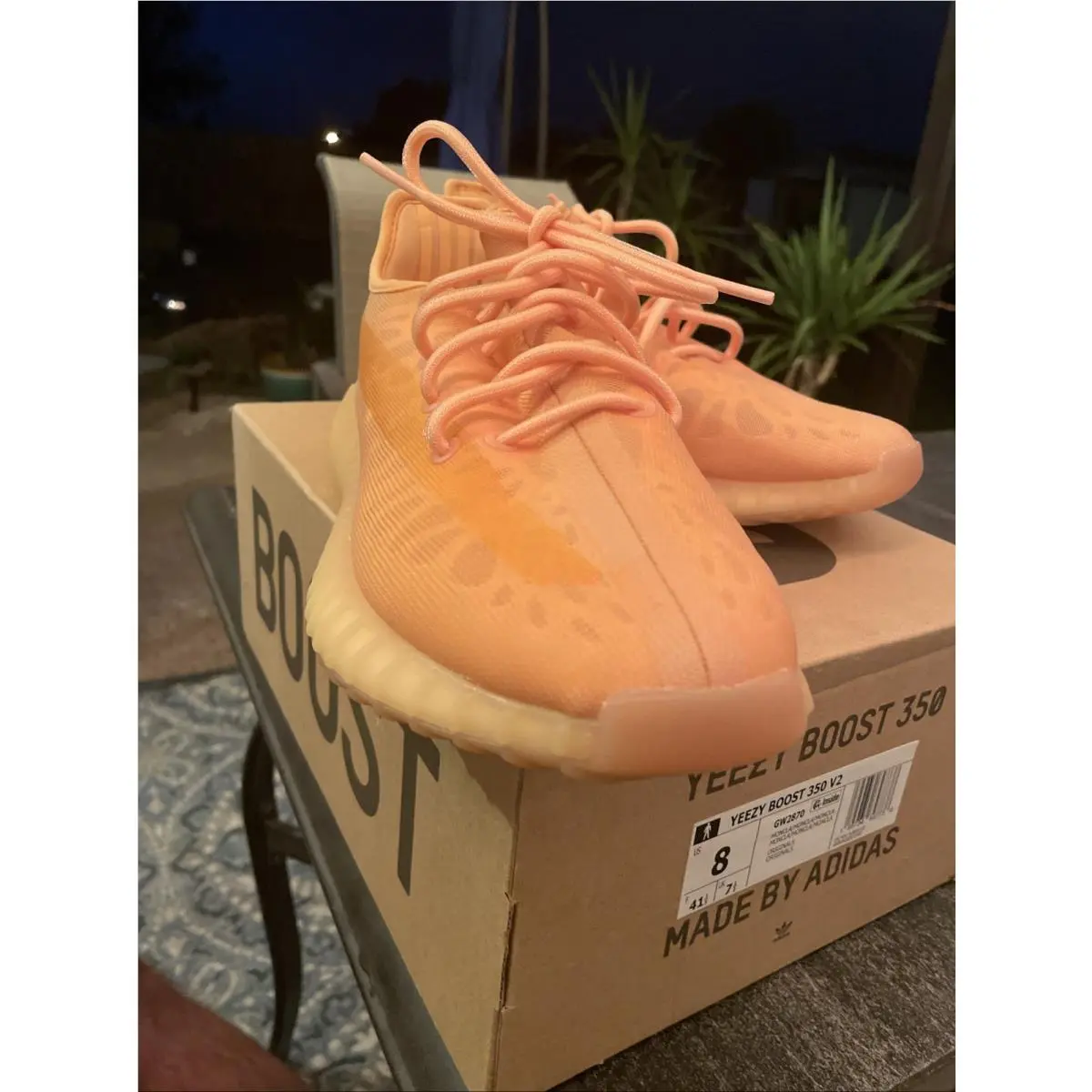 Adidas shoes - adidas Yeezy Boost 350 - Yeezy Boost - GW2870 - Orange 4