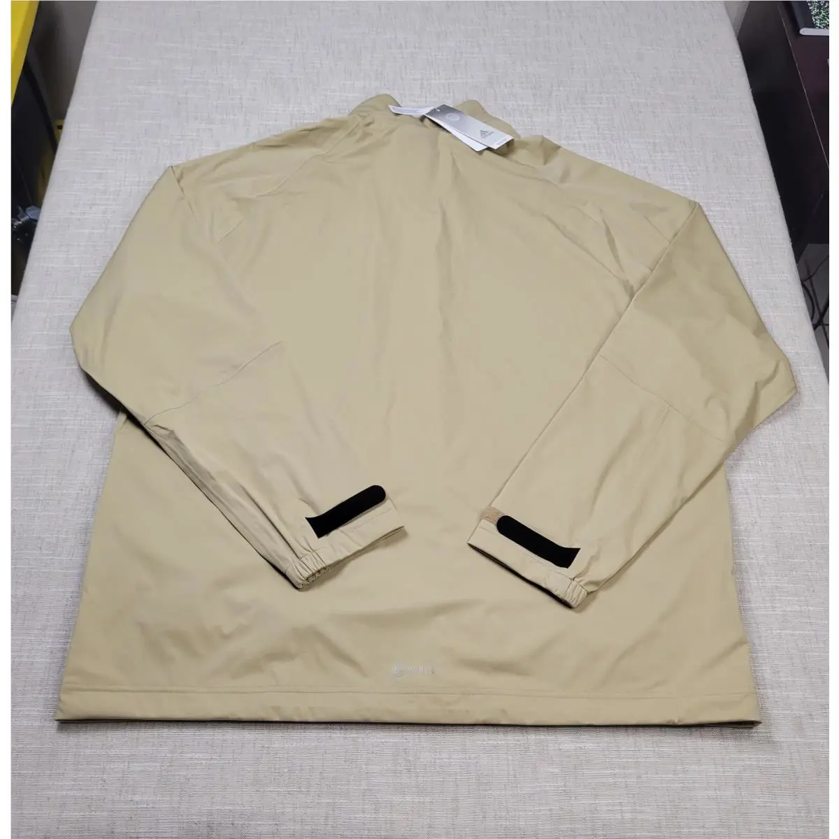 Adidas clothing - Adidas Rain Ready Golf Jacket - HI3461 - Brown Black 1