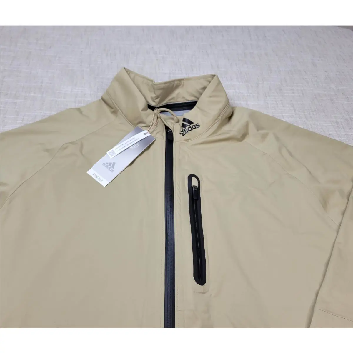 Adidas clothing - Adidas Rain Ready Golf Jacket - HI3461 - Brown Black 3