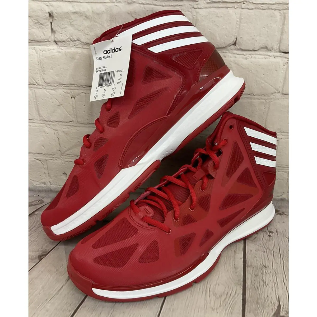 Adidas shoes - adidas Crazy Shadow - Crazy Shadow - G67423 - Red (UPC: 887373272230) 5